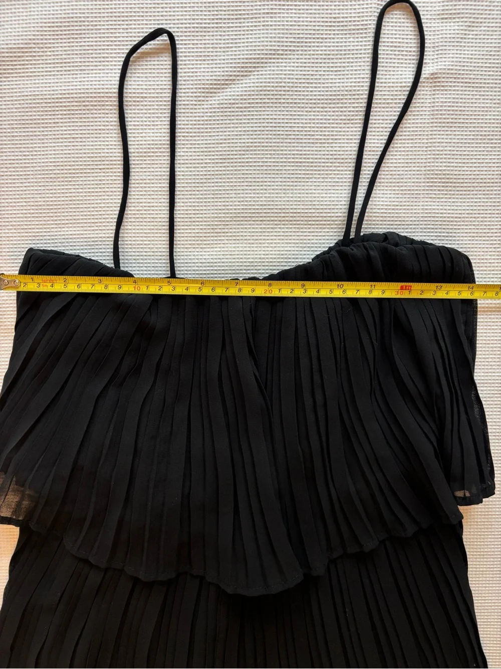 Black Elegant Vertical Pleated Jumpsuit by Shinestar Sz M - Picture 6 of 10